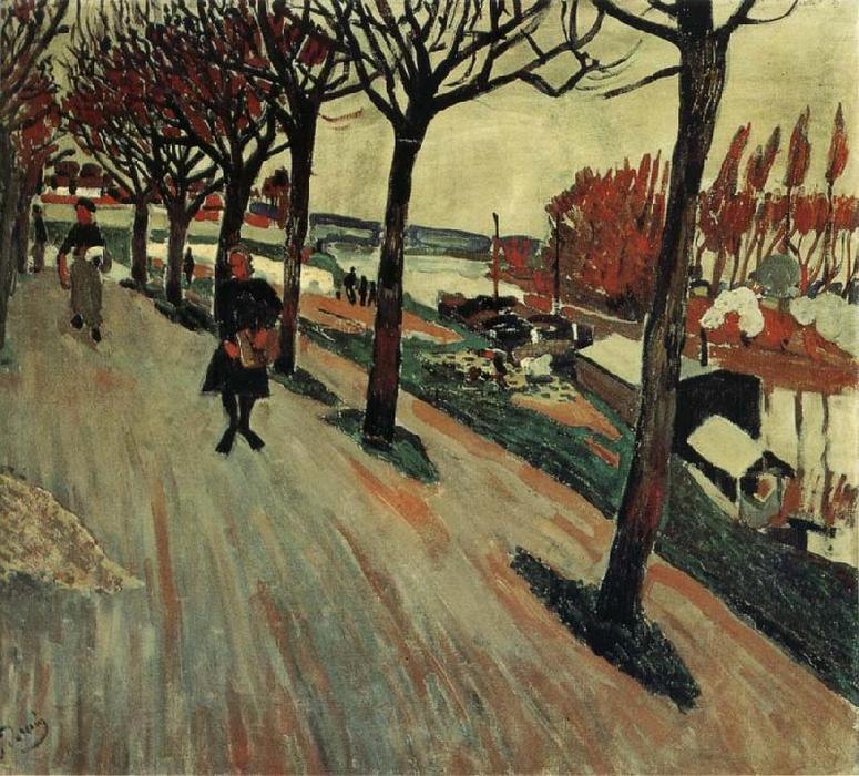 Wikioo.org - The Encyclopedia of Fine Arts - Painting, Artwork by André Derain - Banks of Seine