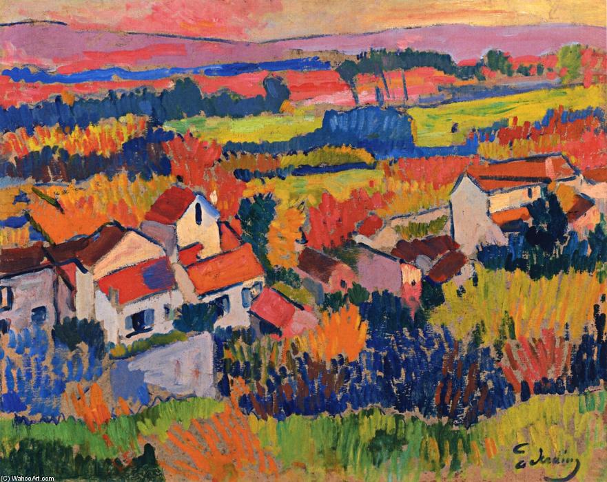 WikiOO.org - Enciklopedija dailės - Tapyba, meno kuriniai André Derain - Landscape near Chatou