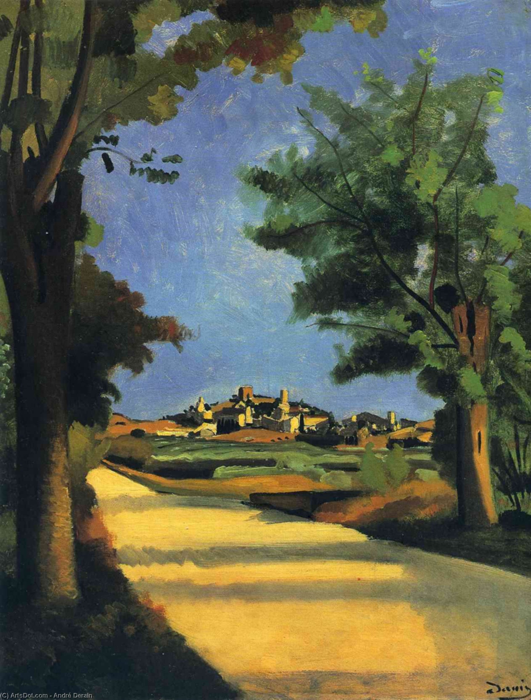 Wikioo.org - สารานุกรมวิจิตรศิลป์ - จิตรกรรม André Derain - The road