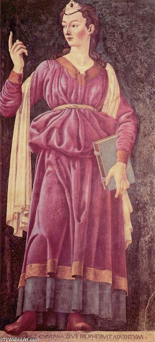 WikiOO.org - Encyclopedia of Fine Arts - Lukisan, Artwork Andrea Del Castagno - The Cuman Sibyl