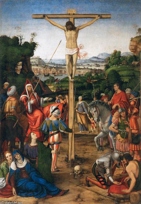 Wikioo.org - The Encyclopedia of Fine Arts - Painting, Artwork by Andrea Solario - The Crucifixion