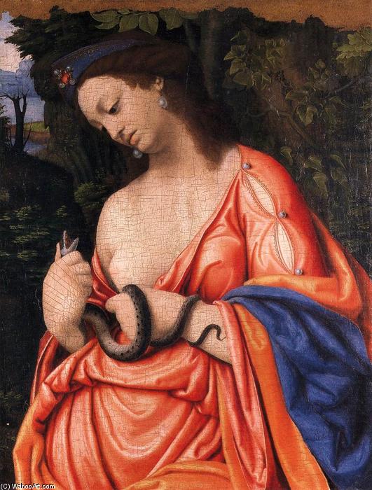 Wikioo.org – L'Encyclopédie des Beaux Arts - Peinture, Oeuvre de Andrea Solario - Cleopatra
