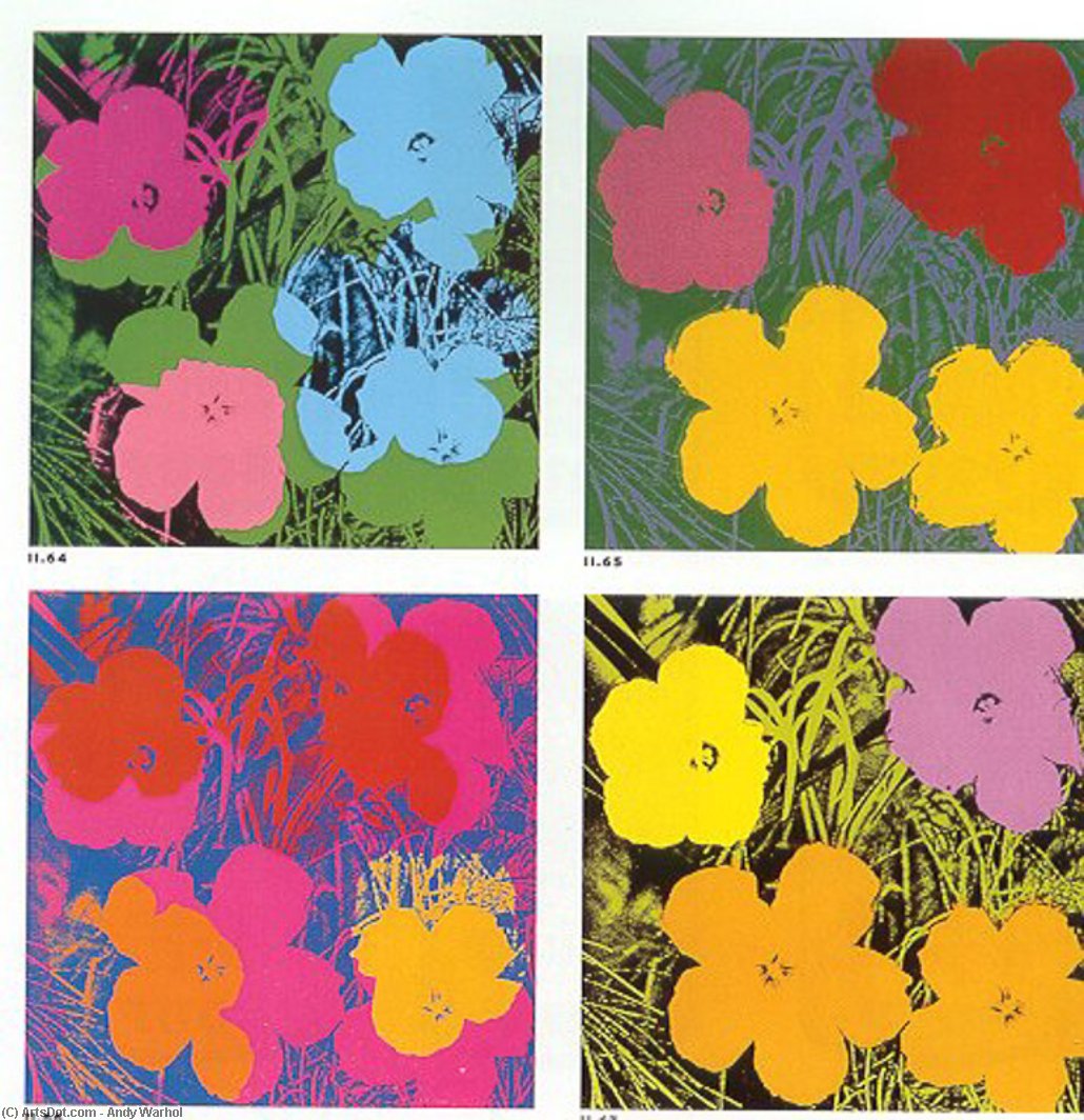 WikiOO.org - Енциклопедия за изящни изкуства - Живопис, Произведения на изкуството Andy Warhol - Flowers