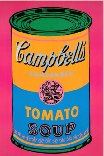 Wikioo.org – La Enciclopedia de las Bellas Artes - Pintura, Obras de arte de Andy Warhol - Campbells sopa de rosa