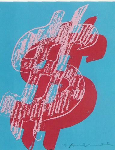 Wikioo.org - The Encyclopedia of Fine Arts - Painting, Artwork by Andy Warhol - Dollar Sign