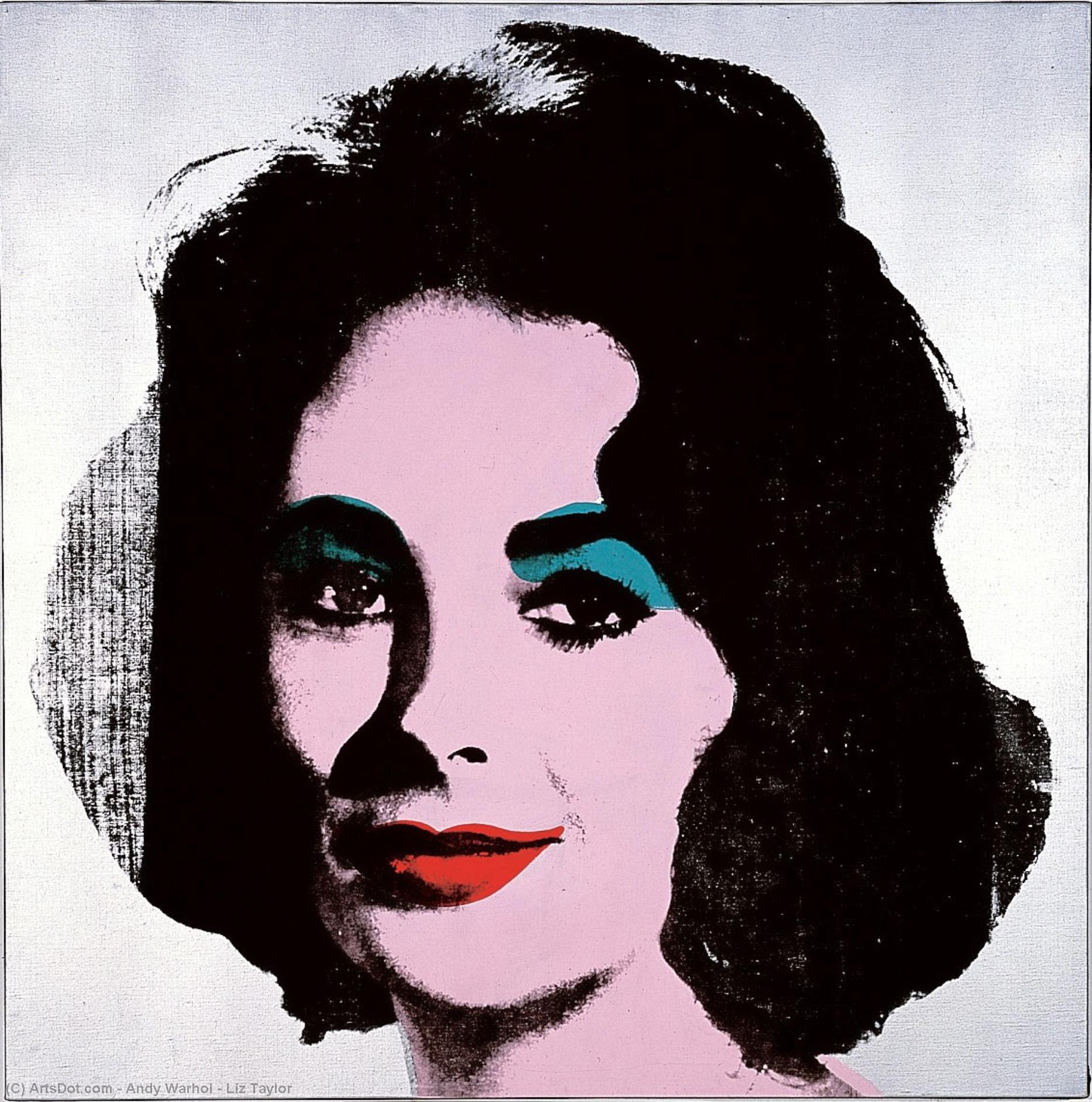 Wikioo.org - The Encyclopedia of Fine Arts - Painting, Artwork by Andy Warhol - Liz Taylor