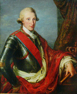 Wikioo.org - The Encyclopedia of Fine Arts - Painting, Artwork by Angelica Kauffman (Maria Anna Angelika) - Portrait of Ferdinand I of the Two Sicilies