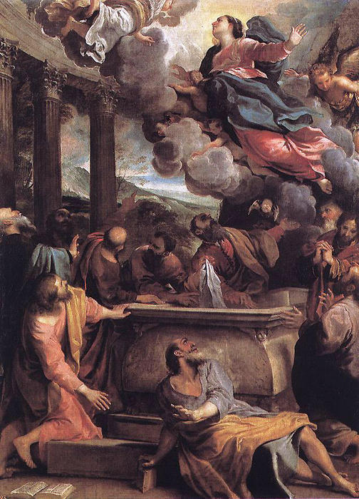 WikiOO.org - Encyclopedia of Fine Arts - Malba, Artwork Annibale Carracci - The Assumption of the Virgin