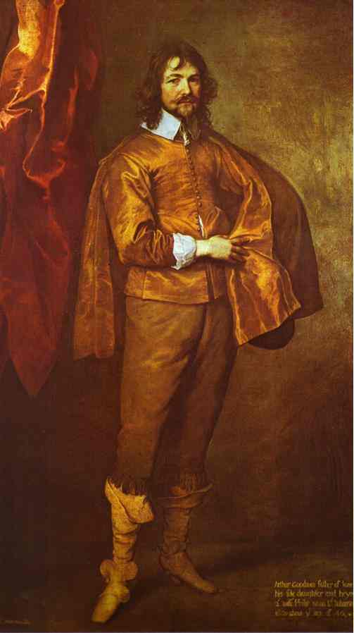 WikiOO.org - Encyclopedia of Fine Arts - Maľba, Artwork Anthony Van Dyck - Arthur Goodwin, M.P. (oil on canvas)