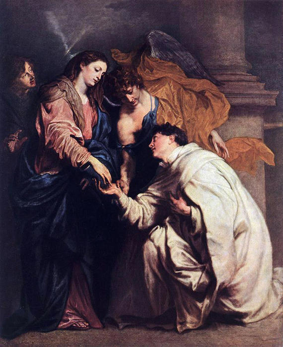 Wikioo.org - The Encyclopedia of Fine Arts - Painting, Artwork by Anthony Van Dyck - Blessed Joseph Hermann