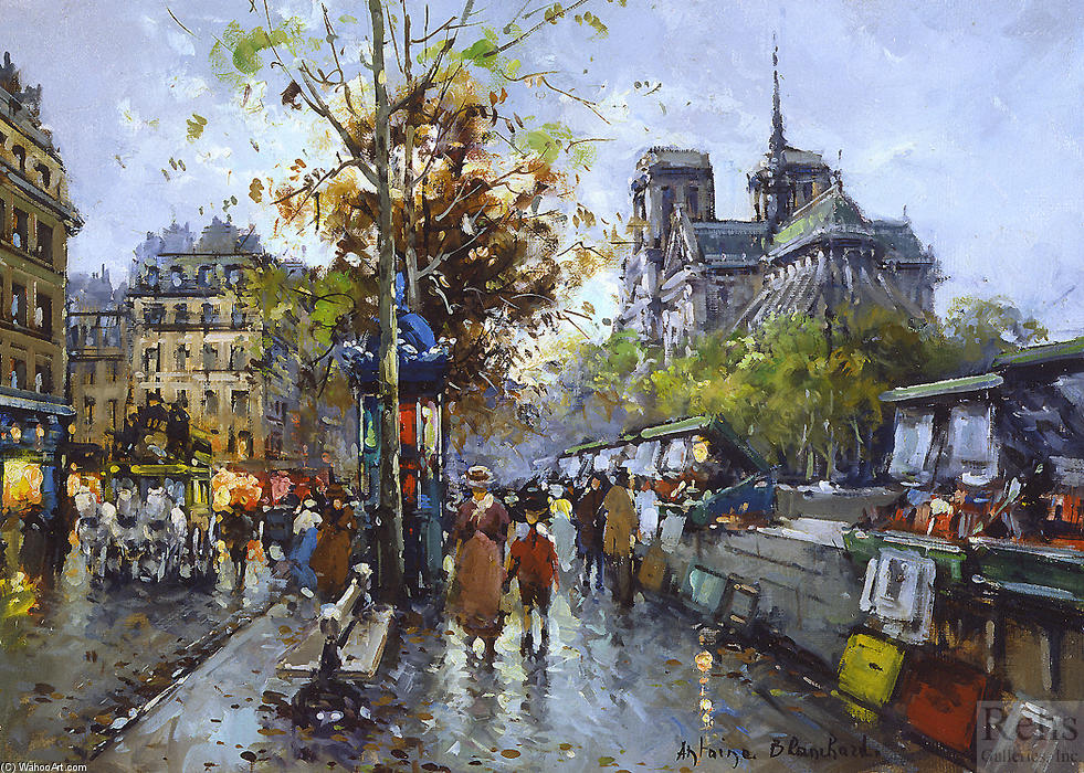 WikiOO.org - Енциклопедия за изящни изкуства - Живопис, Произведения на изкуството Antoine Blanchard (Marcel Masson) - Notre Dame