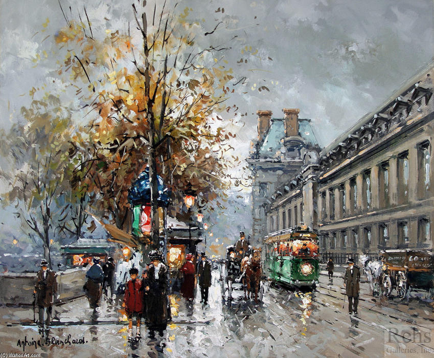 Wikioo.org - The Encyclopedia of Fine Arts - Painting, Artwork by Antoine Blanchard (Marcel Masson) - Porte St. Denis (10)