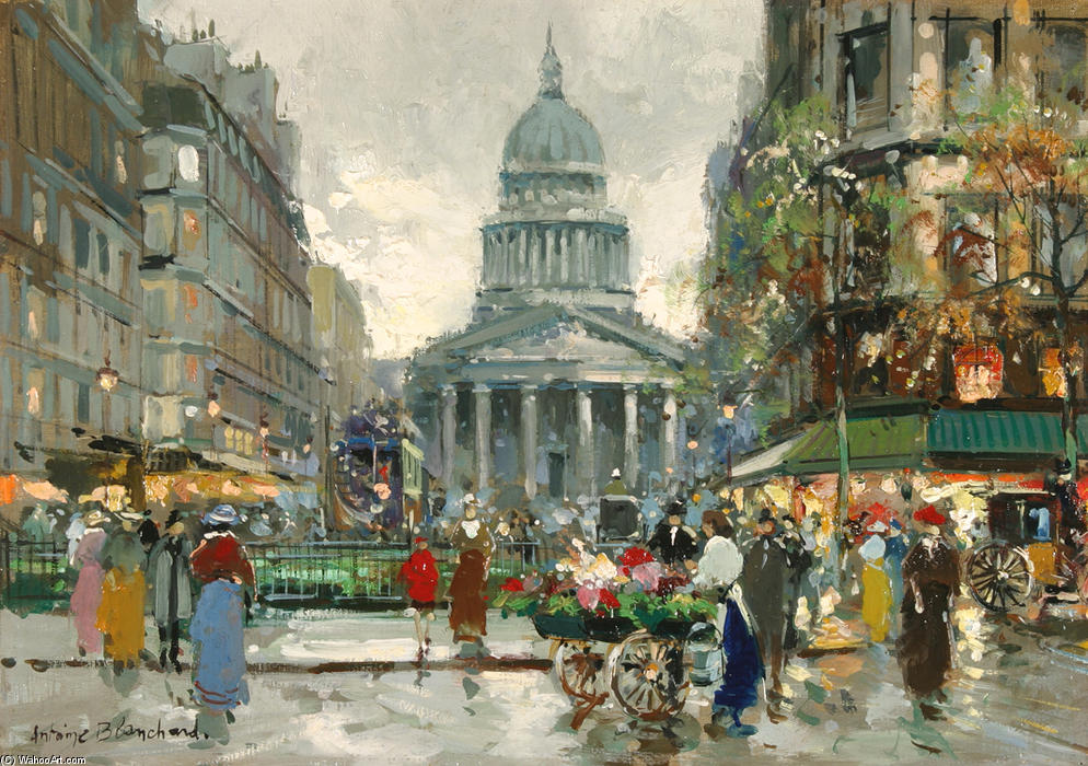 Wikioo.org - The Encyclopedia of Fine Arts - Painting, Artwork by Antoine Blanchard (Marcel Masson) - The Pantheon