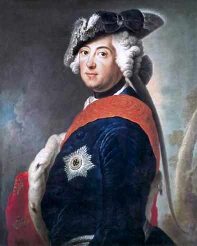 Wikioo.org - Bách khoa toàn thư về mỹ thuật - Vẽ tranh, Tác phẩm nghệ thuật Antoine Pesne - Frederick II of Prussia
