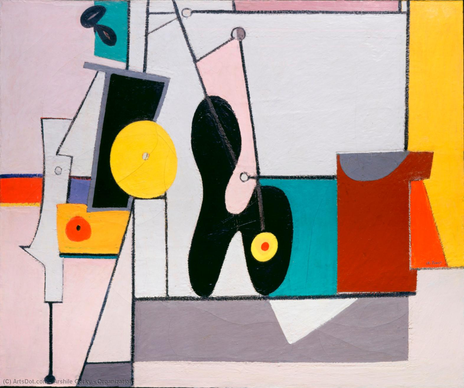 Wikioo.org - The Encyclopedia of Fine Arts - Painting, Artwork by Arshile Gorky - Organization