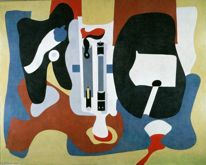 Wikioo.org - The Encyclopedia of Fine Arts - Painting, Artwork by Arshile Gorky - Mechanics of Flying