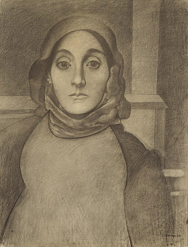 WikiOO.org – 美術百科全書 - 繪畫，作品 Arshile Gorky - 艺术家的母亲