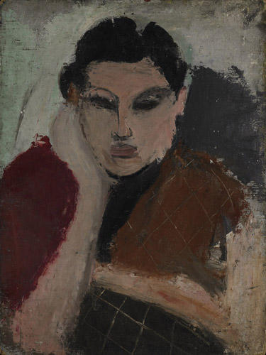 Wikioo.org - The Encyclopedia of Fine Arts - Painting, Artwork by Arshile Gorky - Portrait of a Woman