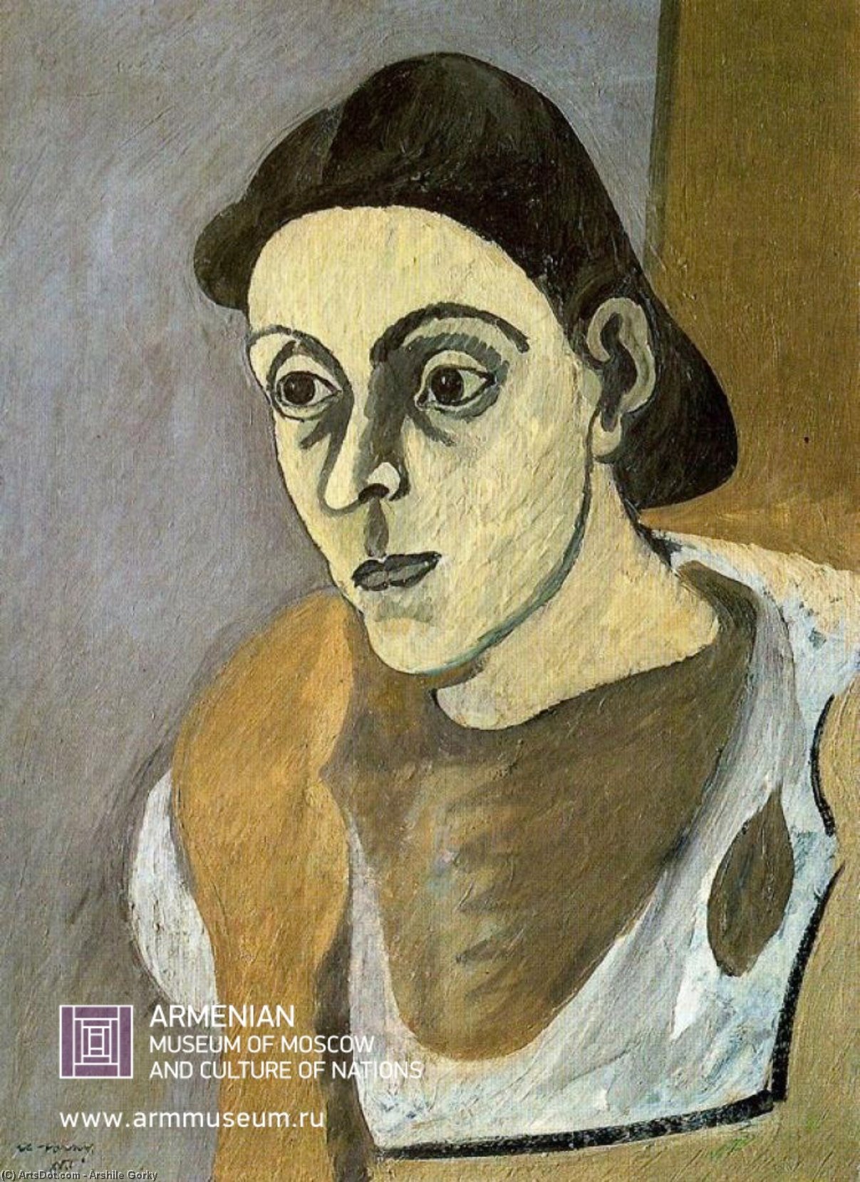 Wikioo.org – La Enciclopedia de las Bellas Artes - Pintura, Obras de arte de Arshile Gorky - Retrato de Vartoost