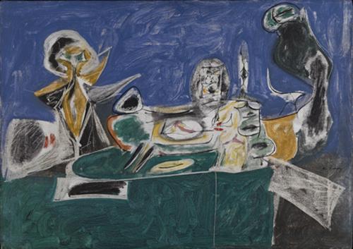 Wikioo.org - The Encyclopedia of Fine Arts - Painting, Artwork by Arshile Gorky - From a High Place II