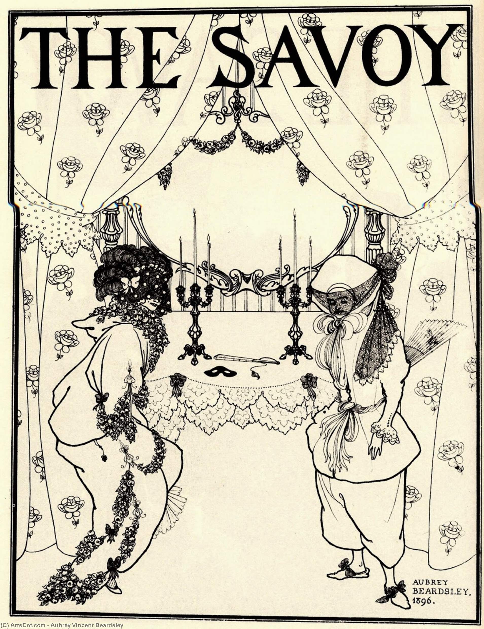 WikiOO.org - Енциклопедія образотворчого мистецтва - Живопис, Картини
 Aubrey Vincent Beardsley - Title page
