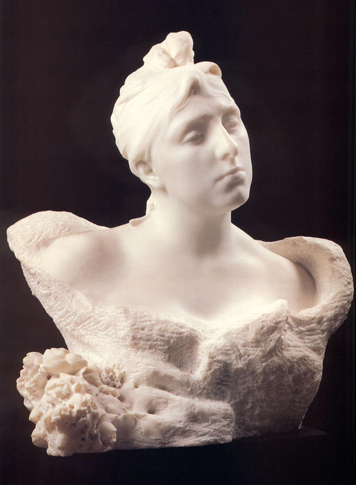 WikiOO.org - Encyclopedia of Fine Arts - Maleri, Artwork François Auguste René Rodin - Mme Vicuna