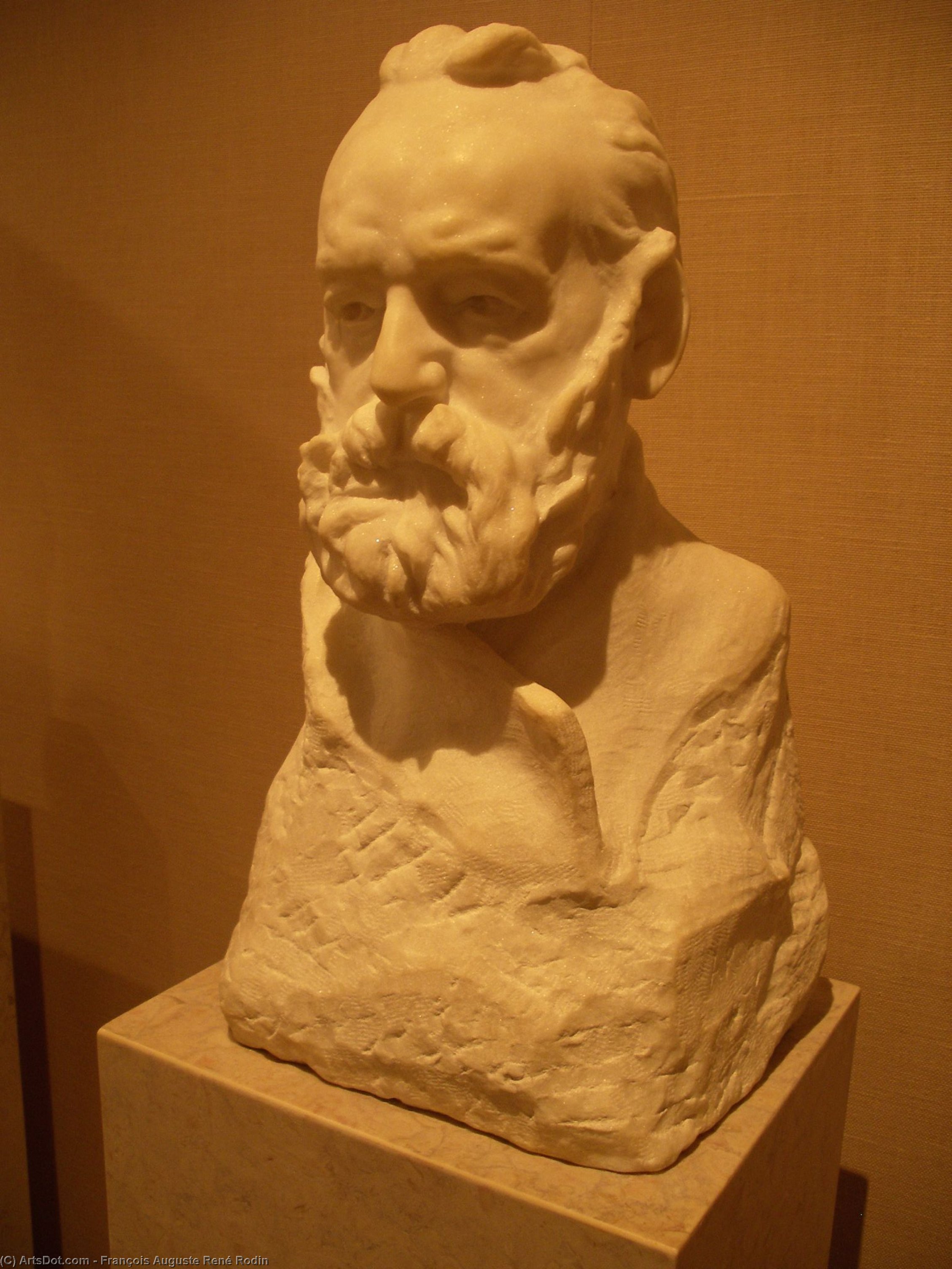 WikiOO.org - Encyclopedia of Fine Arts - Lukisan, Artwork François Auguste René Rodin - Victor Hugo