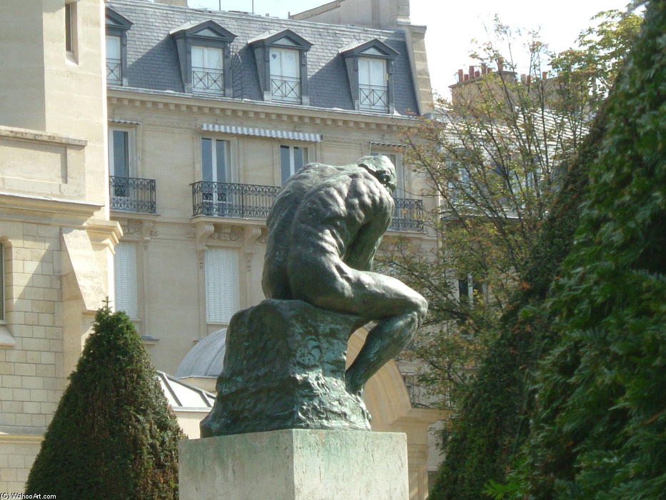 Wikioo.org - The Encyclopedia of Fine Arts - Painting, Artwork by François Auguste René Rodin - The Thinker