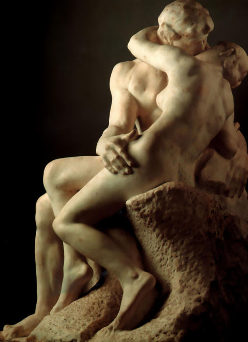 Wikioo.org - The Encyclopedia of Fine Arts - Painting, Artwork by François Auguste René Rodin - The Kiss