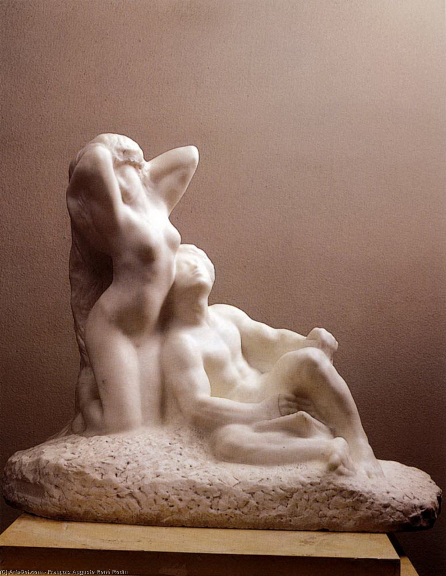 Wikioo.org - The Encyclopedia of Fine Arts - Painting, Artwork by François Auguste René Rodin - Poet And Muse