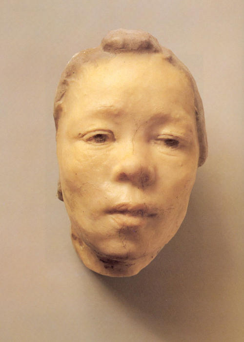 WikiOO.org - Encyclopedia of Fine Arts - Maleri, Artwork François Auguste René Rodin - Mask of Hanako, the Japanese Actress