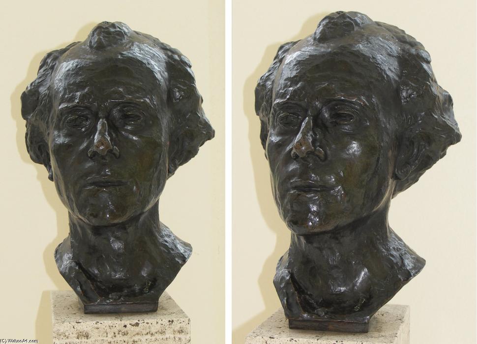 WikiOO.org - Encyclopedia of Fine Arts - Lukisan, Artwork François Auguste René Rodin - Bust of Gustav Mahler