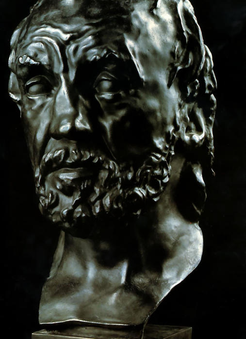 WikiOO.org - Encyclopedia of Fine Arts - Festés, Grafika François Auguste René Rodin - Man with a Broken Nose