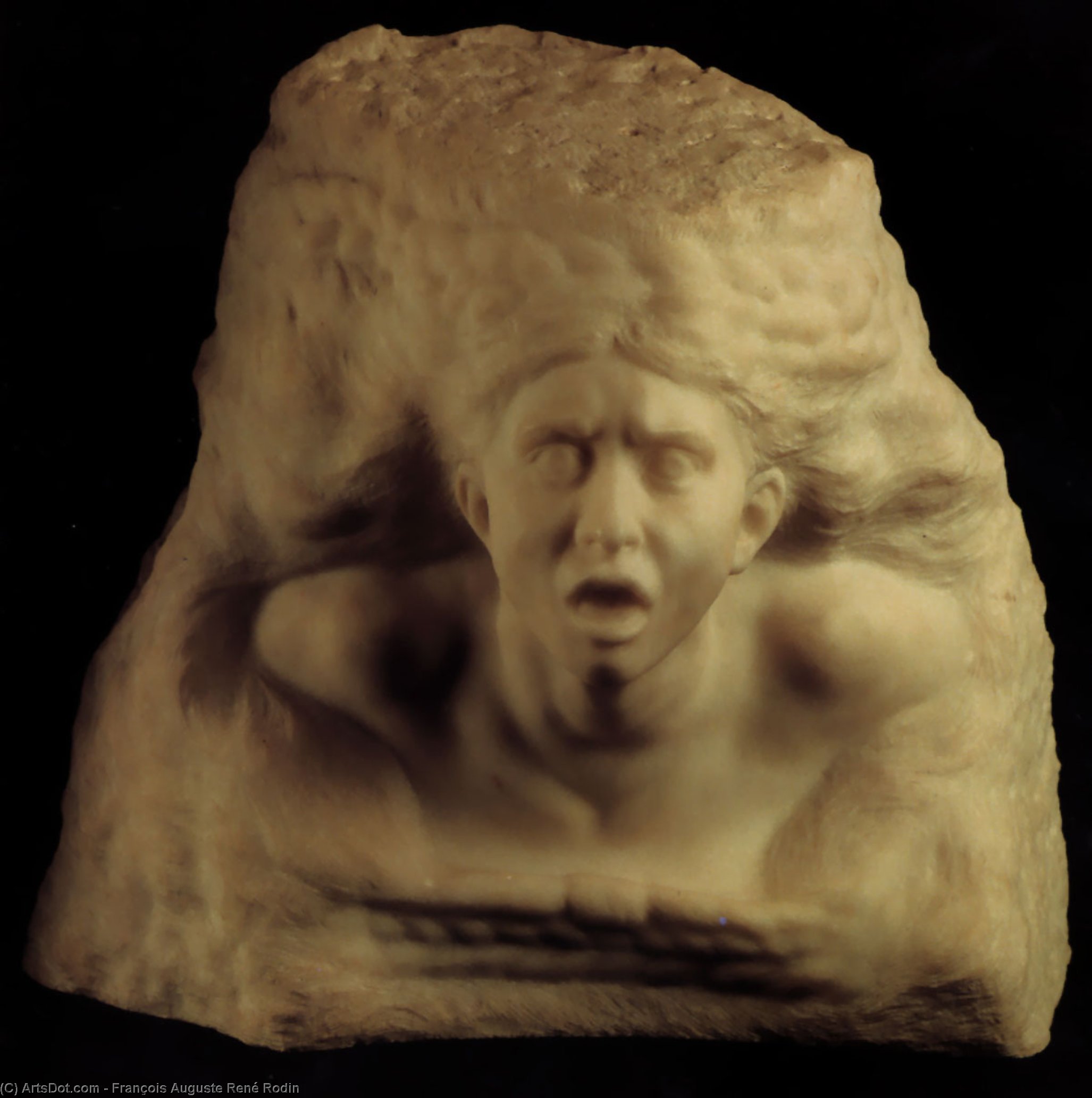 WikiOO.org - Enciklopedija likovnih umjetnosti - Slikarstvo, umjetnička djela François Auguste René Rodin - The storm
