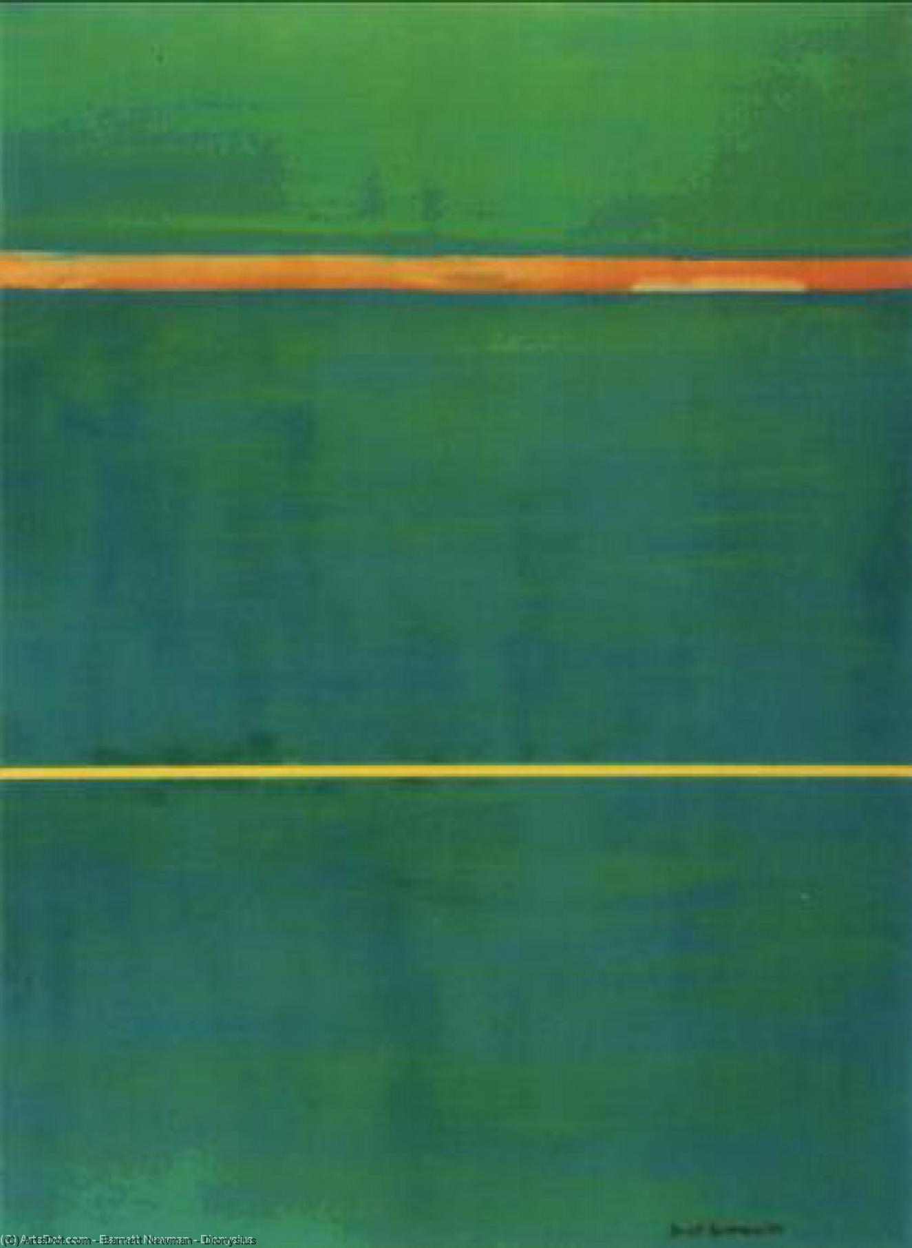WikiOO.org - Encyclopedia of Fine Arts - Maľba, Artwork Barnett Newman - Dionysius