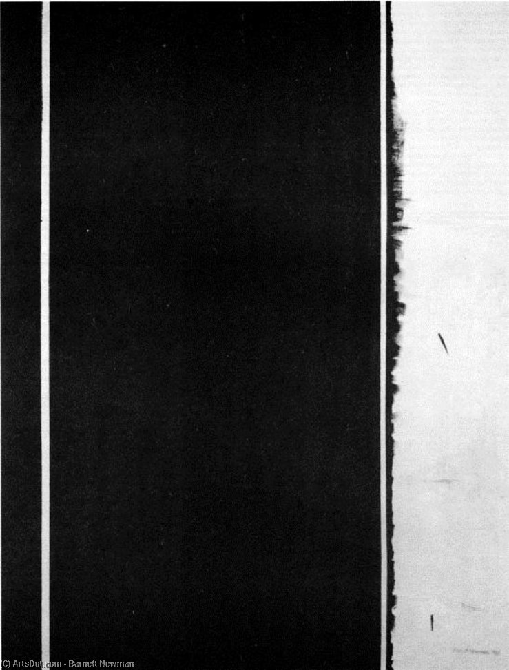 Wikioo.org - The Encyclopedia of Fine Arts - Painting, Artwork by Barnett Newman - 3. Third Station