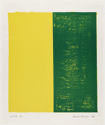 Wikioo.org - The Encyclopedia of Fine Arts - Painting, Artwork by Barnett Newman - Canto XI