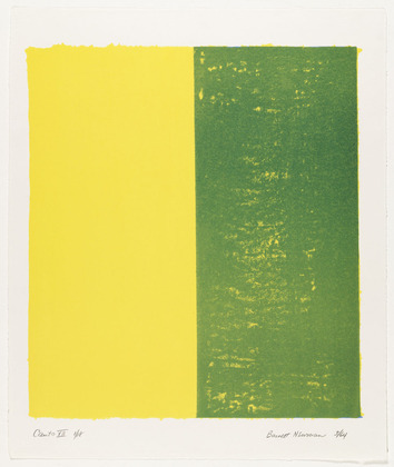 Wikioo.org - The Encyclopedia of Fine Arts - Painting, Artwork by Barnett Newman - Canto XII
