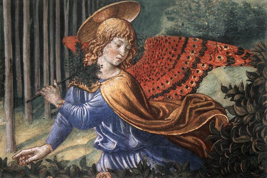 Wikioo.org – L'Enciclopedia delle Belle Arti - Pittura, Opere di Benozzo Gozzoli - angeli culto particolare