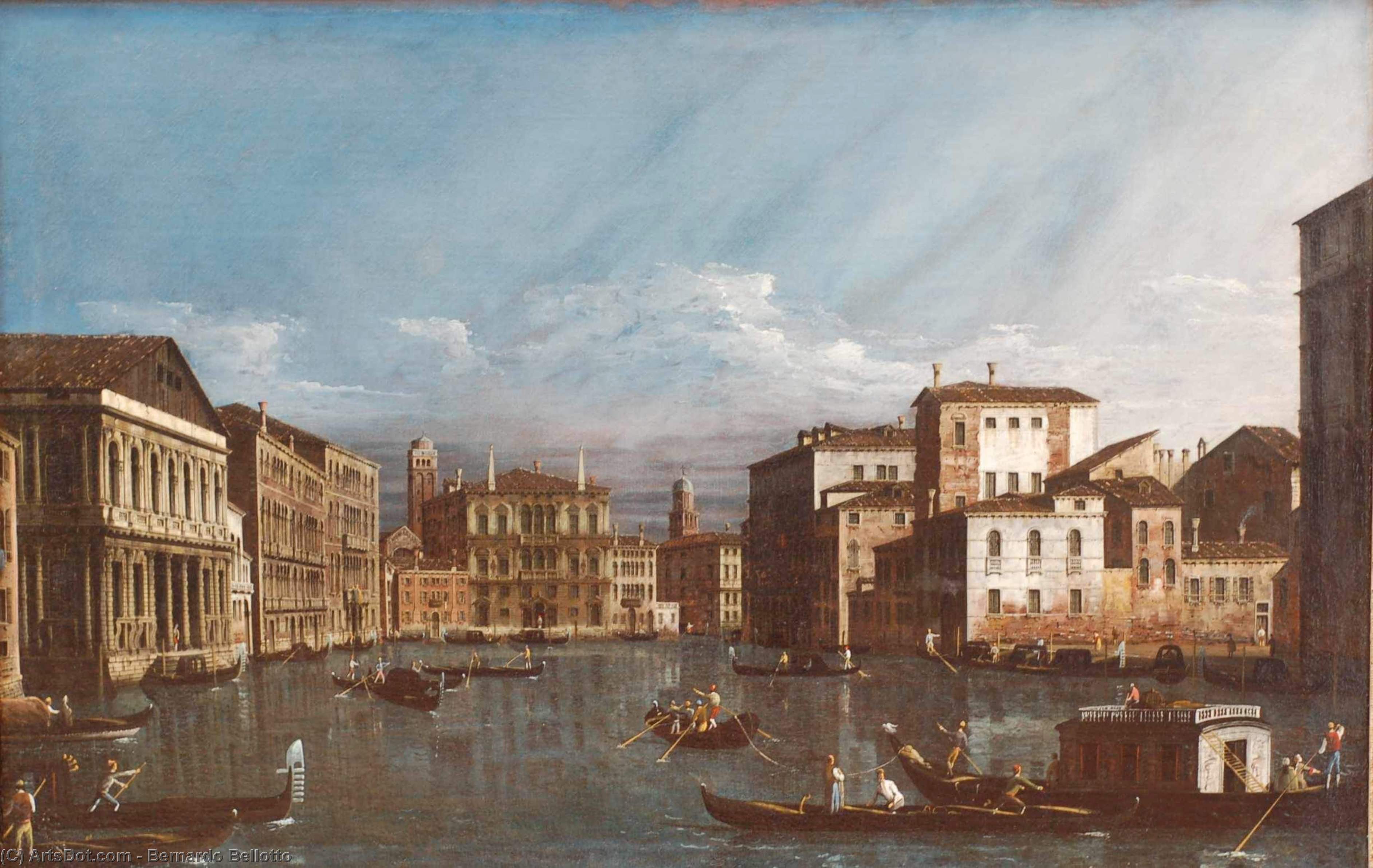 Wikioo.org – L'Enciclopedia delle Belle Arti - Pittura, Opere di Bernardo Bellotto - Venezia Veduta