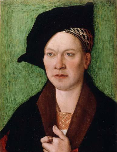 WikiOO.org - Encyclopedia of Fine Arts - Festés, Grafika Bernhard Strigel - Portrait of a Gentleman