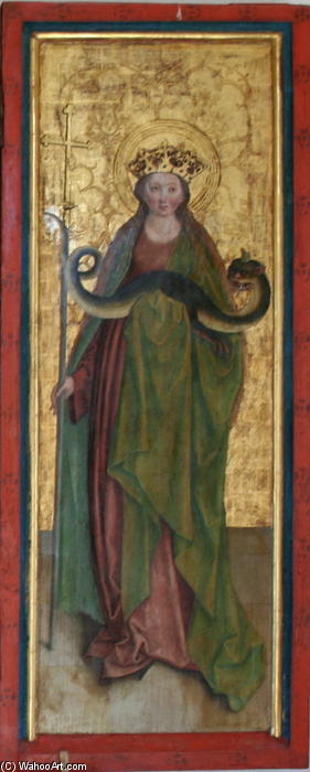 WikiOO.org - Encyclopedia of Fine Arts - Lukisan, Artwork Bernhard Strigel - Margaret of Antioch
