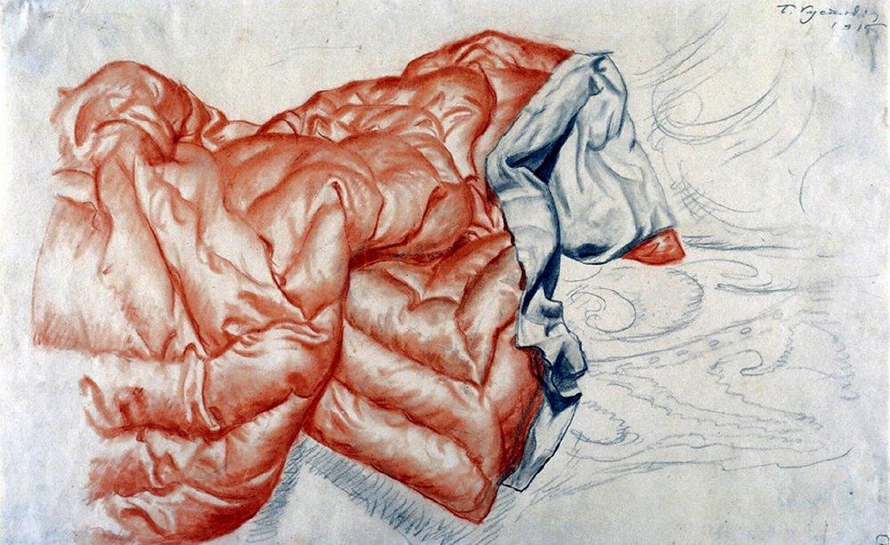 WikiOO.org - Encyclopedia of Fine Arts - Målning, konstverk Boris Mikhaylovich Kustodiev - Blanket