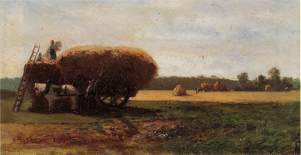 WikiOO.org - Enciklopedija likovnih umjetnosti - Slikarstvo, umjetnička djela Camille Pissarro - The Harvest