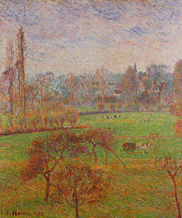 Wikioo.org - The Encyclopedia of Fine Arts - Painting, Artwork by Camille Pissarro - Autumn Morning
