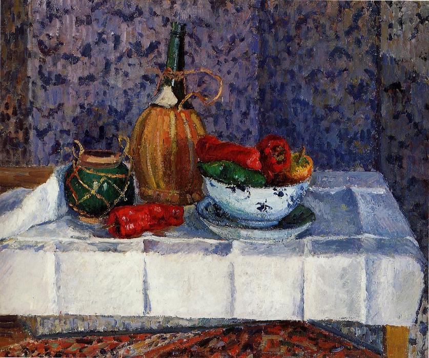 WikiOO.org - Encyclopedia of Fine Arts - Malba, Artwork Camille Pissarro - Still Life with Peppers