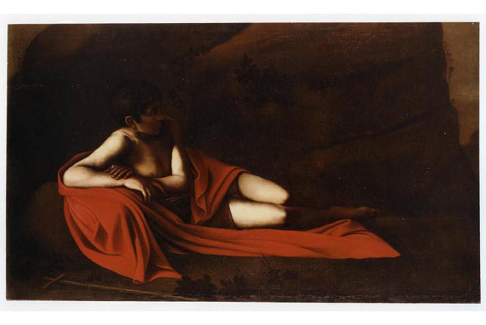 WikiOO.org - 백과 사전 - 회화, 삽화 Caravaggio (Michelangelo Merisi) - John the Baptist