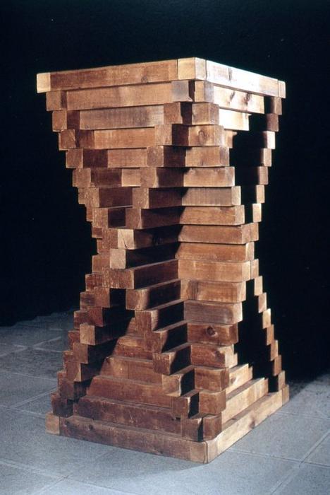 Wikioo.org - The Encyclopedia of Fine Arts - Painting, Artwork by Carl Andre - Cedar Piece