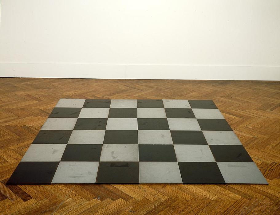 Wikioo.org - The Encyclopedia of Fine Arts - Painting, Artwork by Carl Andre - Steel Magnesium Plain