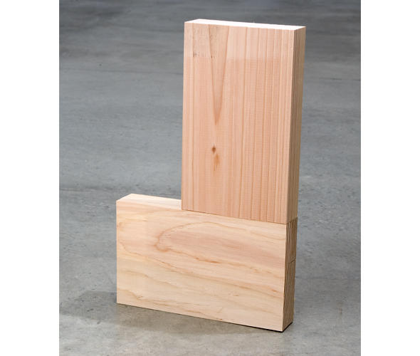 Wikioo.org - The Encyclopedia of Fine Arts - Painting, Artwork by Carl Andre - Douglas Fir Stacked El